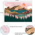 Mountain Tapestry Forest --Sunset Tapestry -Nature Landscape Tapestry
